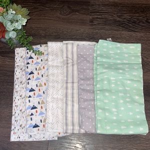 baby swaddle group of 6.